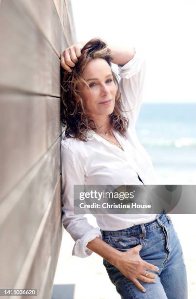 Actress Jennifer Grey is photographed for Los Angeles Times on June 24, 2022 in Malibu, California. PUBLISHED IMAGE. CREDIT MUST READ: Christina...
