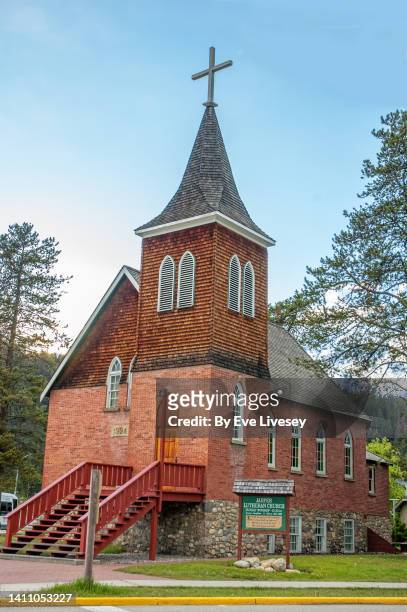 jasper lutheran church - jasper mineral stock pictures, royalty-free photos & images