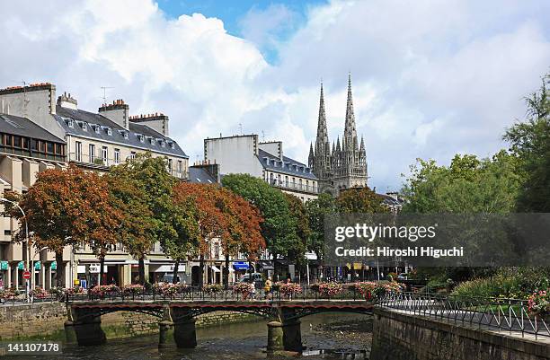 france, brittany - quimper stockfoto's en -beelden