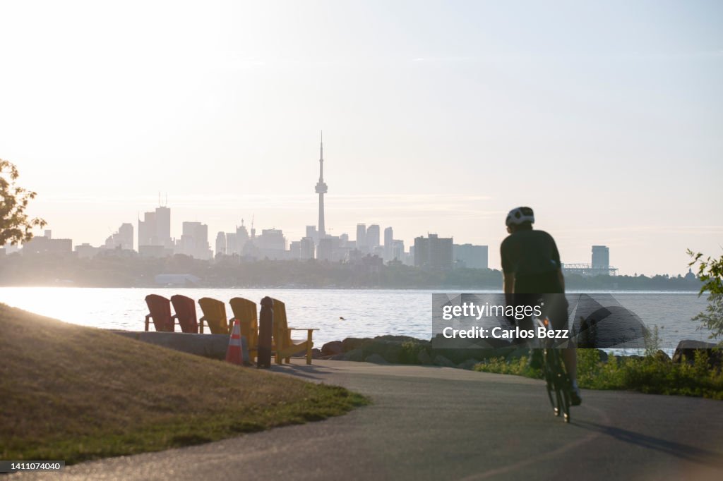 Morning cycling