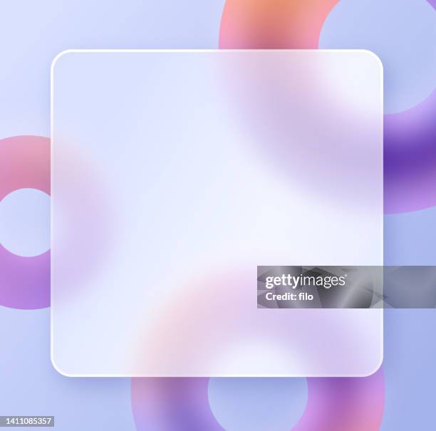 glassmorphism shape gradient background - user experience stock illustrations