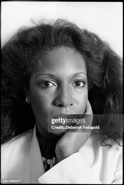 Deborah Feingold/Corbis via Getty Images) Portrait of American Soul, R&B, and Pop singer Mary Wilson , New York, New York, 1982.