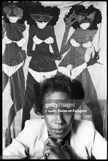 Deborah Feingold/Corbis via Getty Images) Portrait of American Soul, R&B, and Pop singer Mary Wilson , New York, New York, 1982.