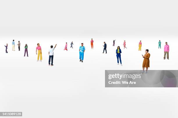 community in the meta verse - large group of people icon stock pictures, royalty-free photos & images