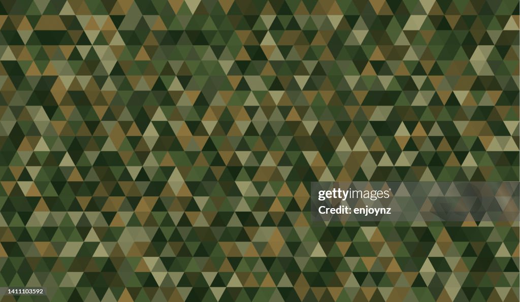 Seamless camouflaged shapes wallpaper background