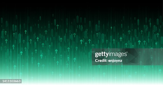 green arrow rising, green graph increasing animation... Green Rising Arrows Background Illustration High-Res Vector Graphic ...