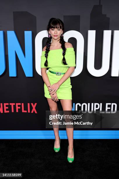 Malina Weissman attends Netflix's "Uncoupled" Season 1 New York Premiere at Paris Theater on July 26, 2022 in New York City.