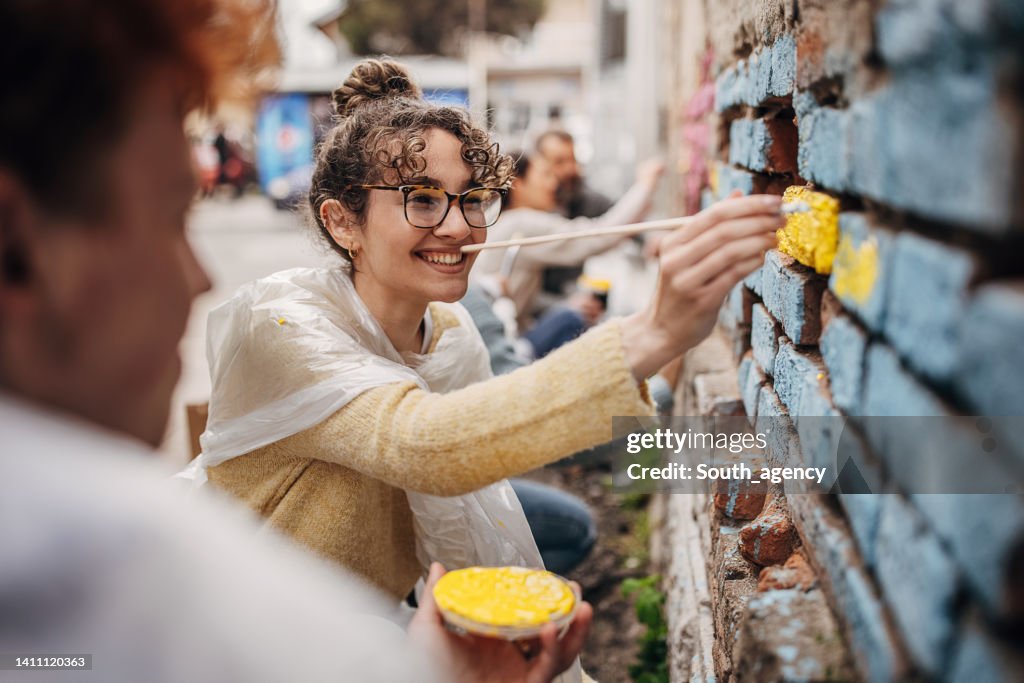 Making a wall more beautiful