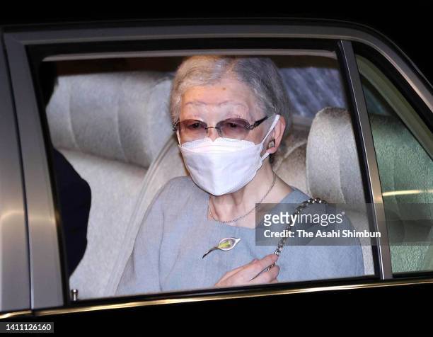 Empress Emerita Michiko attends a charity concert on July 4, 2022 in Tokyo, Japan.