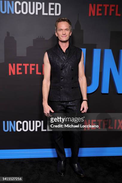 Neil Patrick Harris attends Netflix's "Uncoupled" Season 1 New York Premiere at Paris Theater on July 26, 2022 in New York City.