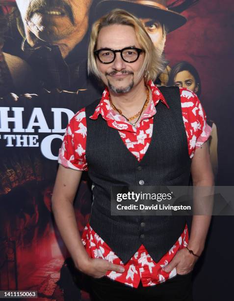 José María Cicala attends the "Shadow of the Cat" red carpet screening at Laemmle Royal on July 26, 2022 in Los Angeles, California.