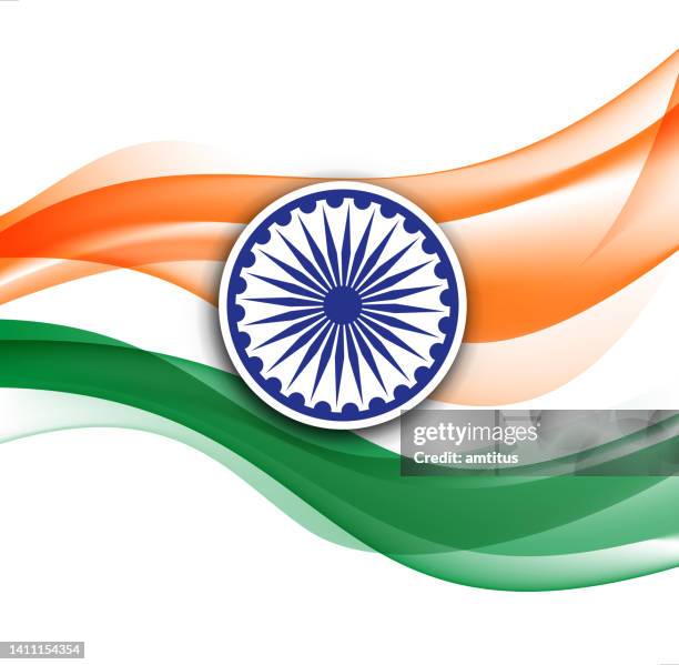 indian flag bg - india independence day stock illustrations