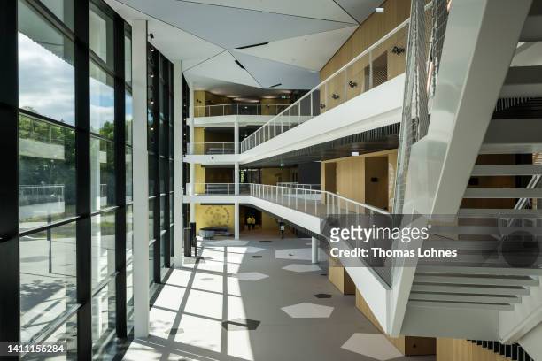 General view of the DFB-Campus, headquarter of the German Football Association and home of the DFB Academy, on July 08, 2022 in Frankfurt am Main,...
