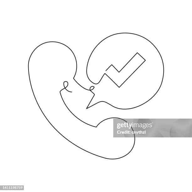 hotline single line icon - computer engineer stock illustrations