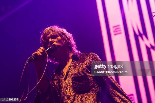 Pond performs at John Cain Arena on July 27, 2022 in Melbourne, Australia.