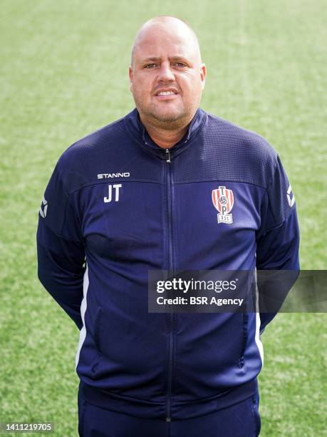 John Tiemissen of TOP Oss during a Press Photocall of TOP Oss at the Frans Heesen Stadion on July 27, 2022 in Oss, Netherlands.