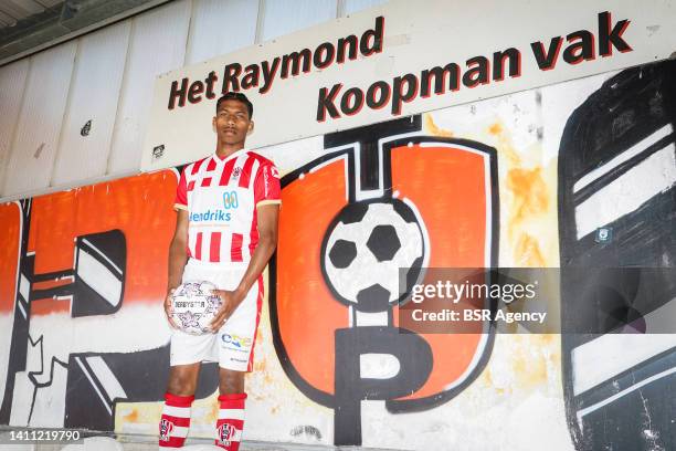 Jearl Margaritha of TOP Oss during a Press Photocall of TOP Oss at the Frans Heesen Stadion on July 27, 2022 in Oss, Netherlands.