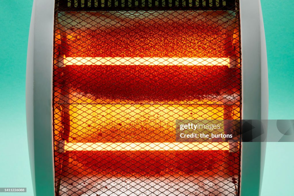 Still life of an electric infrared heater