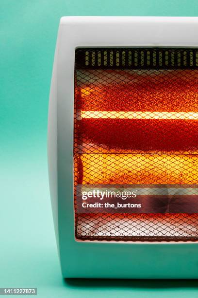 electric infrared heater - infrared lamp stock pictures, royalty-free photos & images