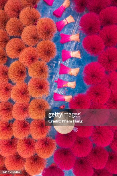 drying incense stick - incense stock pictures, royalty-free photos & images