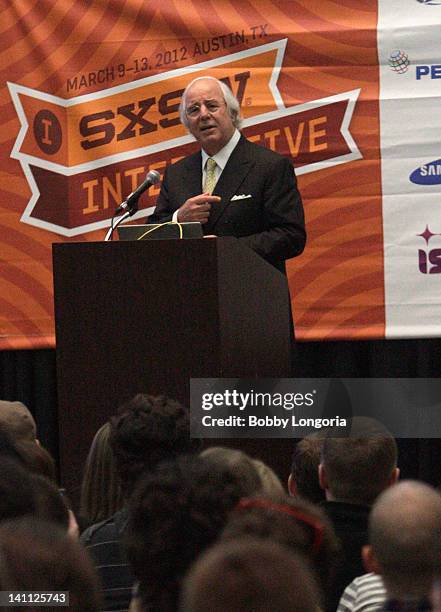 Frank Abagnale speaks onstage at Catch Me If You Can: Frank Abagnale 10 Years Later during the 2012 SXSW Music, Film + Interactive Festival at Austin...