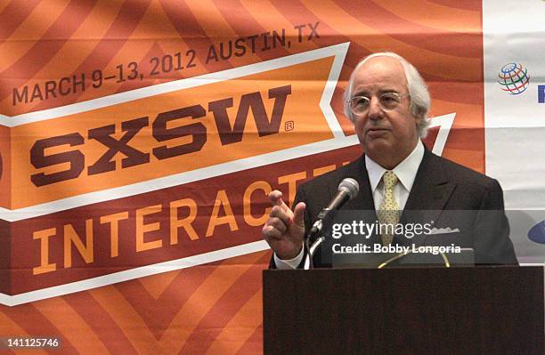 Frank Abagnale speaks onstage at Catch Me If You Can: Frank Abagnale 10 Years Later during the 2012 SXSW Music, Film + Interactive Festival at Austin...