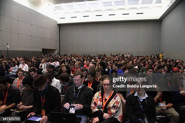 View of the audience at Catch Me If You Can: Frank Abagnale 10 Years Later during the 2012 SXSW Music, Film + Interactive Festival at Austin...