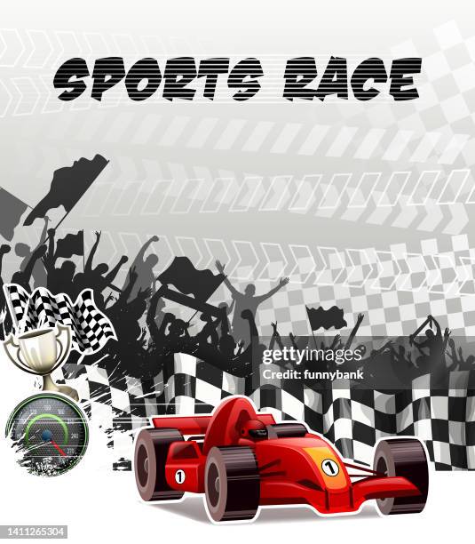 racing board final - pit stop stock illustrations