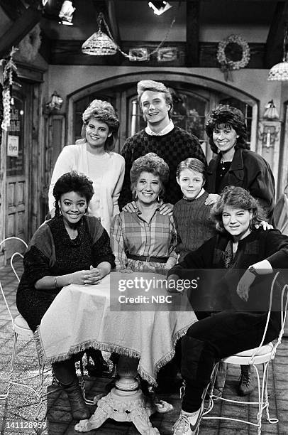 With a Little Help from My Friends" Episode 18 -- Pictured: Kim Fields as Dorothy 'Tootie' Ramsey, Charlotte Rae as Edna Garrett, Mackenzie Astin as...