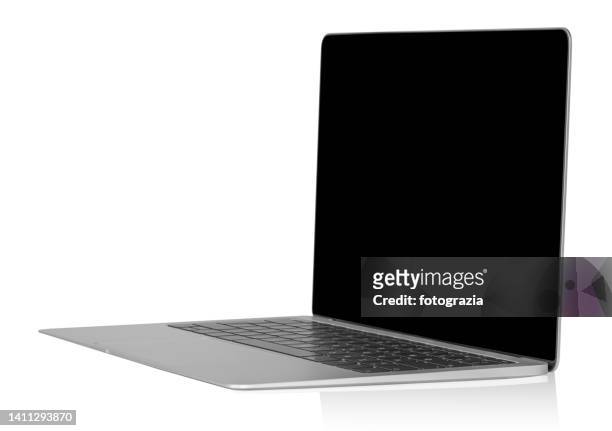 laptop isolated on white background - laptop isolated stock pictures, royalty-free photos & images