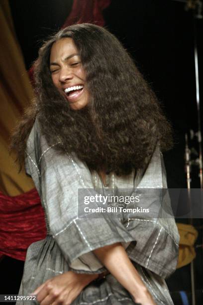 March 27: MANDATORY CREDIT Bill Tompkins/Getty Images Amel Larrieux March 27, 2006 in New York City.