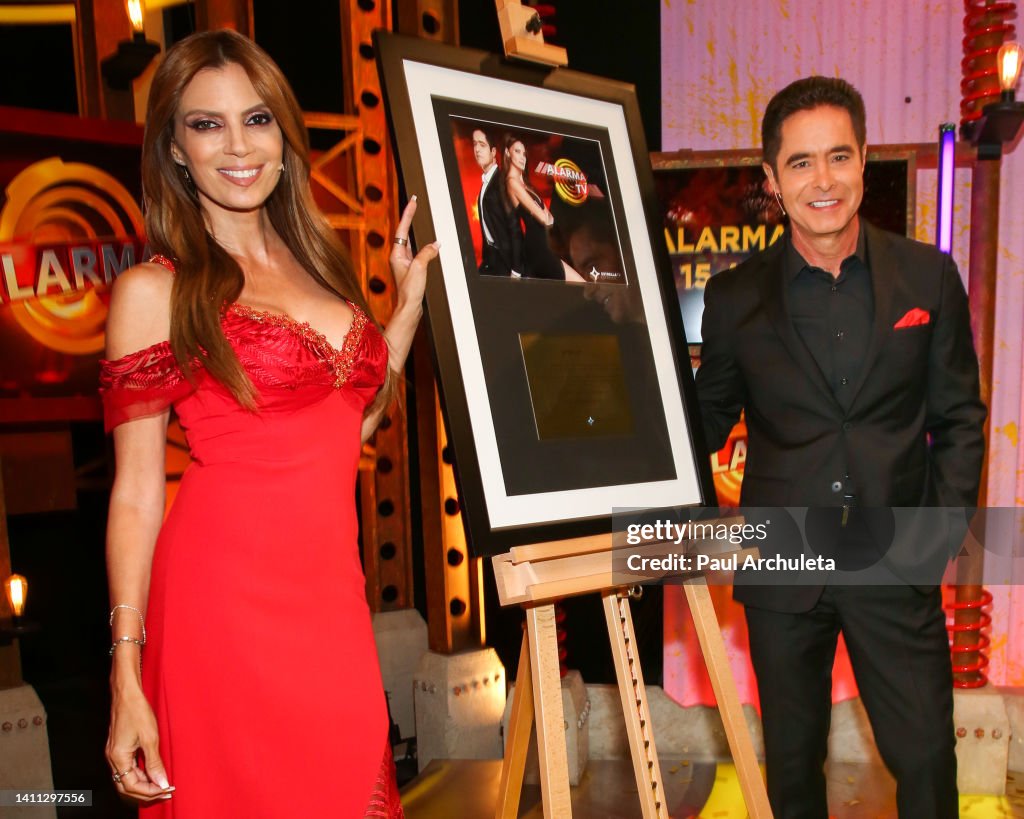 TV personalities Lianna Grethel and Jorge Antolin attend the... News