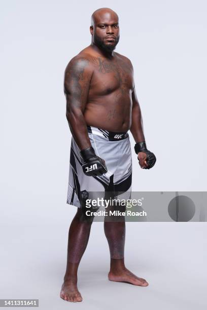 Derrick Lewis poses for a portrait during a UFC Photo session on July 27, 2022 in Dallas, Texas.