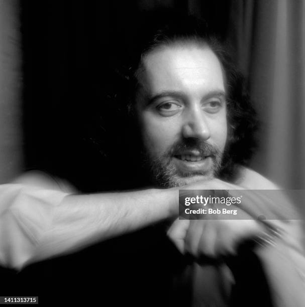 Spanish book editor, screenwriter, film director and producer Fernando Trueba, poses for a portrait in April 1995 in New York, New York.