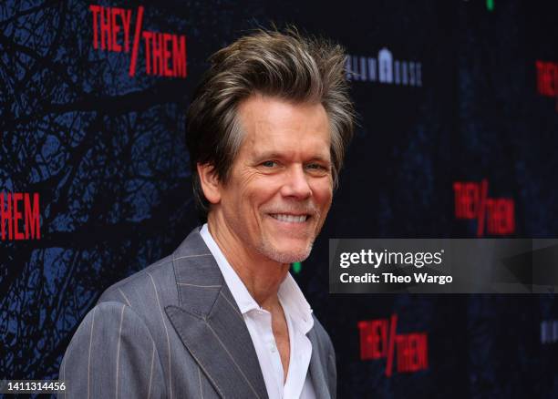 Kevin Bacon attends the "THEY/THEM" New York Premiere at Studio 525 on July 27, 2022 in New York City.