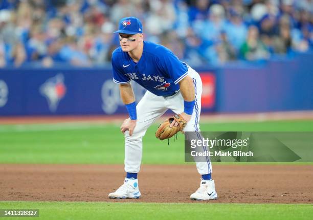 Matt Chapman of the Toronto Blue Jays takes fielding position against  News Photo - Getty Images