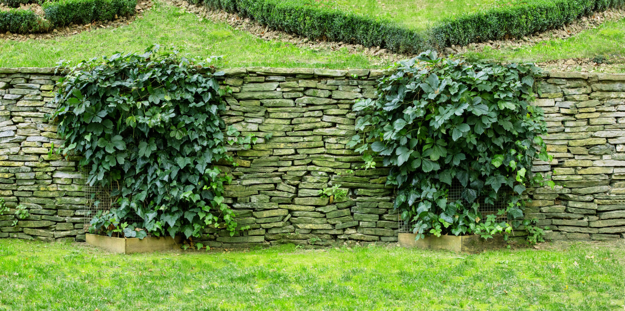 muro secco giardino