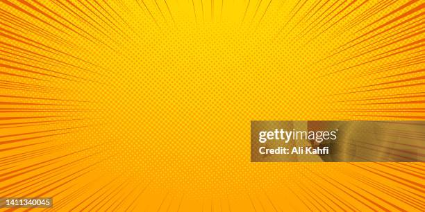 hellere orange und gelbe strahlen vektor-hintergrund - background stock-grafiken, -clipart, -cartoons und -symbole