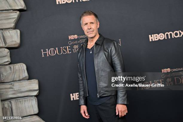 Paddy Considine attends HBO Original Drama Series "House Of The Dragon" World Premiere at Academy Museum of Motion Pictures on July 27, 2022 in Los...