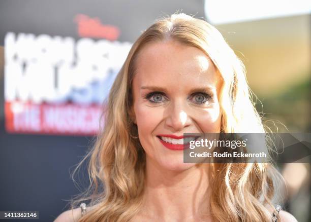 Kate Reinders attends Disney+ "High School Musical: The Musical: The Series" Season 3 Premiere at Walt Disney Studios on July 27, 2022 in Burbank,...