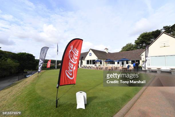 View of the putting green during Day 3 of the Coca-Cola PGA Assistants' Championship at Royal Cromer Golf Club on July 28, 2022 in Cromer, England.