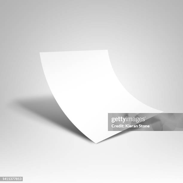 blank paper template - flyer photos et images de collection