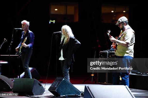 Patti Smith Quartet. American singer-songwriter and poet Patti Smith in concert at the Auditorium Parco della Musica as part of the Rome Summer Fest...