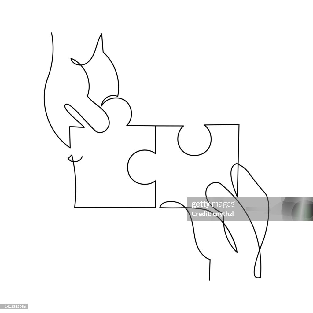 Ícone de linha única de trabalho em equipe