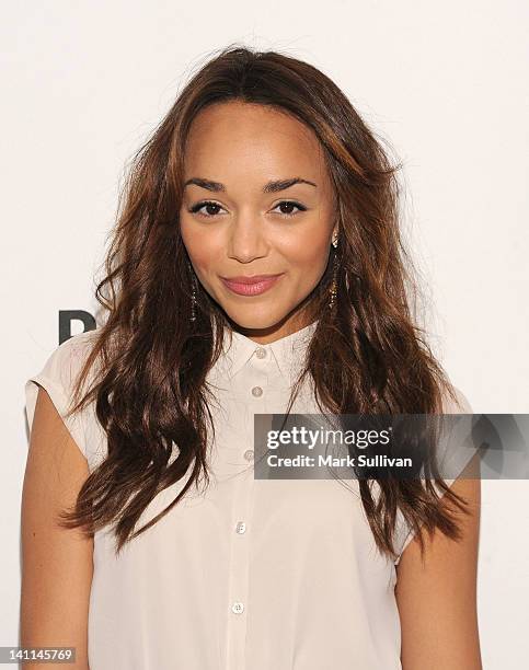 Actress Ashley Madekwe attends PaleyFest 2012 Presents "Revenge" at Saban Theatre on March 11, 2012 in Beverly Hills, California.