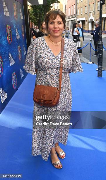 Kerry Godliman attends the press night performance of "The Lion, The Witch & The Wardrobe" at Gillian Lynne Theatre on July 28, 2022 in London,...