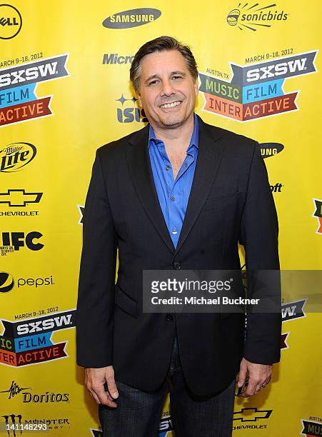 Director and Celebrity Photographer Kevin Mazur arrives to the world premiere of "$ELLEBRITY" at the 2012 SXSW Music, Film + Interactive Festival at...