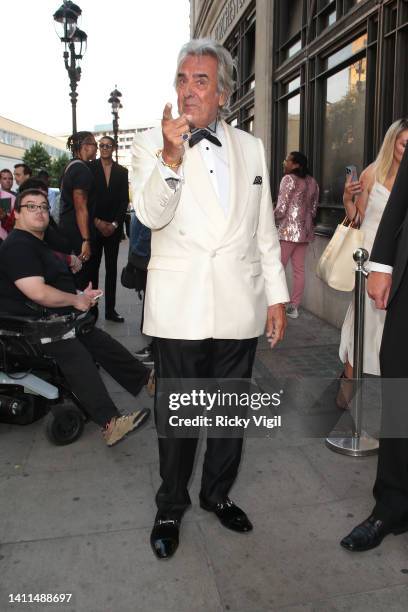 David Dickinson seen attending National Reality TV Awards at Porchester Hall on July 28, 2022 in London, England.