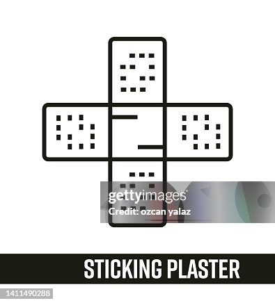 Healthcare And Medicine ( sticking plaster ) concept graphic design. Healthcare And Medicine ( sticking plaster ) concept graphic design.
