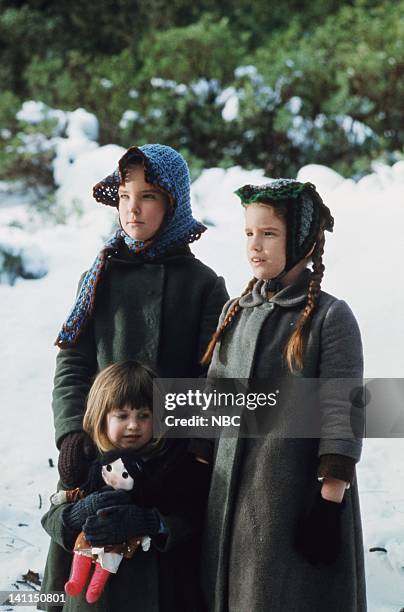 Pilot" -- Aired -- Pictured: Melisssa Sue Anderson as Mary Ingalls Kendall, Melissa Gilbert as Laura Elizabeth Ingalls Wilder, Lindsay or Sydney...